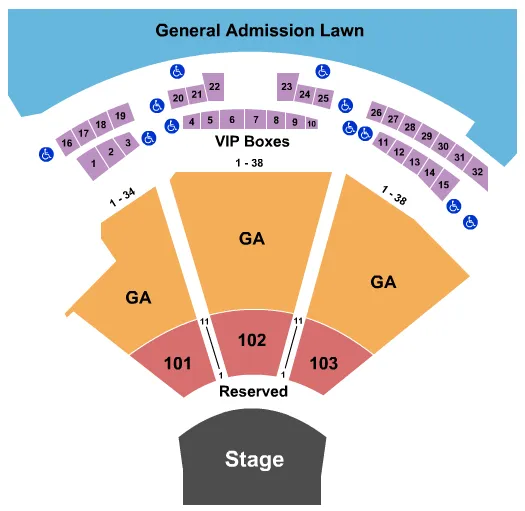 ENDSTAGE GA Seating Map Seating Chart