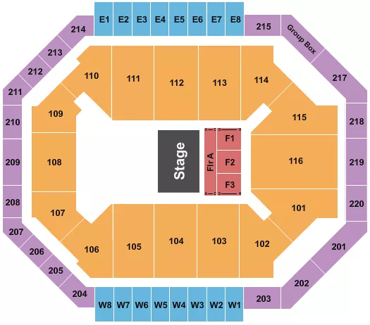 HALFHOUSE RSV Seating Map Seating Chart