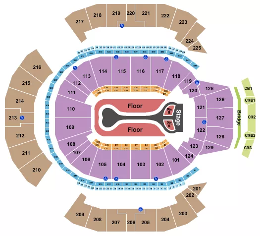 BENSON BOONE Seating Map Seating Chart