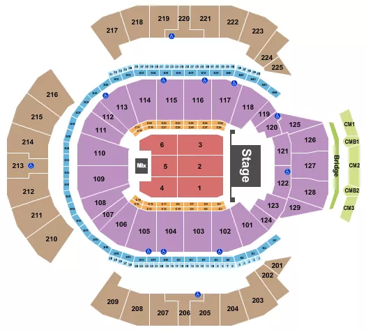CHAYANNE Seating Map Seating Chart