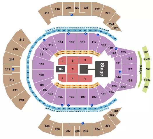 PESO PLUMA Seating Map Seating Chart