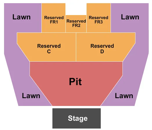 ENDSTAGE PIT Seating Map Seating Chart