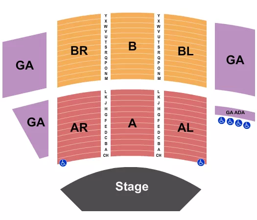 ENDSTAGE 2 Seating Map Seating Chart