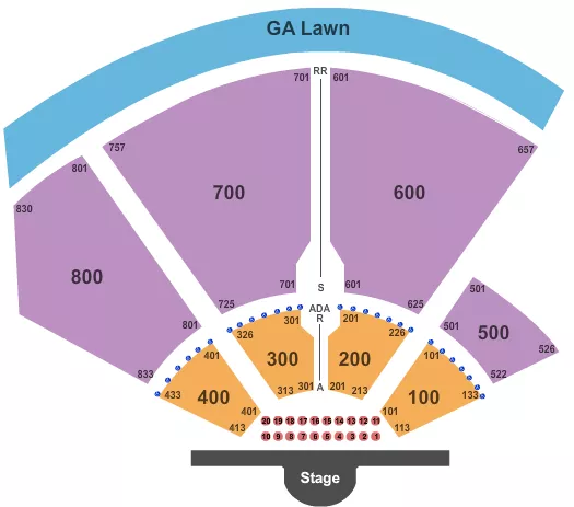ENDSTAGE TABLES Seating Map Seating Chart