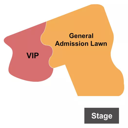 GA LAWN VIP Seating Map Seating Chart