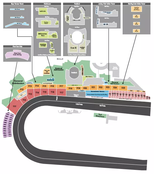 OPENING NIGHT Seating Map Seating Chart