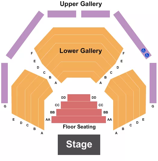 ENDSTAGE 2 Seating Map Seating Chart