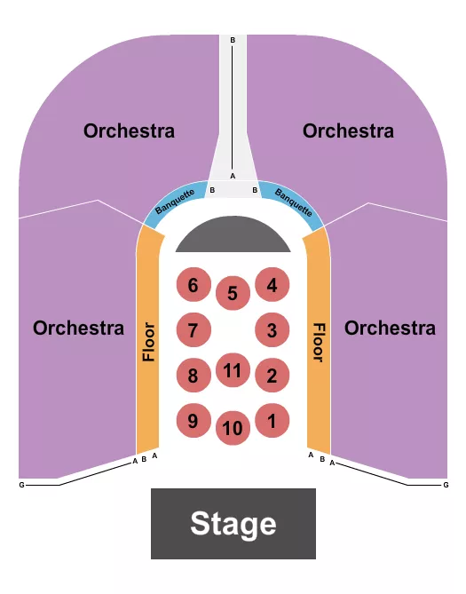 JUST IN TIME Seating Map Seating Chart