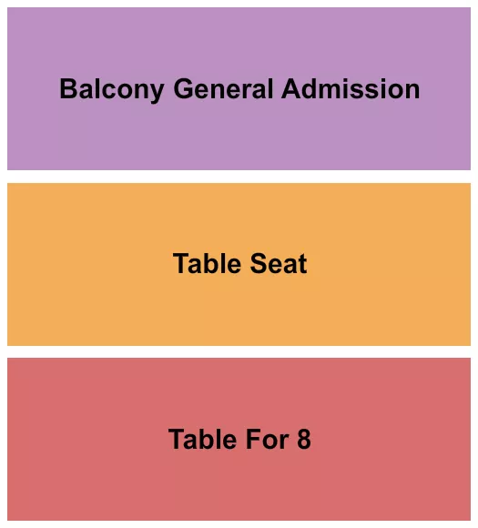 TABLES GA BALCONY Seating Map Seating Chart