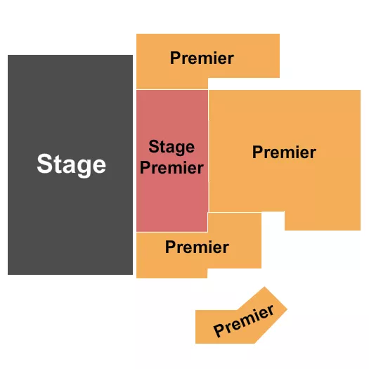 STAGE PREMIER PREMIER Seating Map Seating Chart