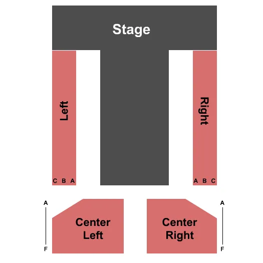 ENDSTAGE Seating Map Seating Chart