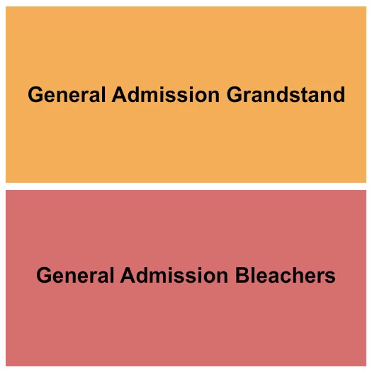 GA BLEACHERS GRANDSTAND Seating Map Seating Chart