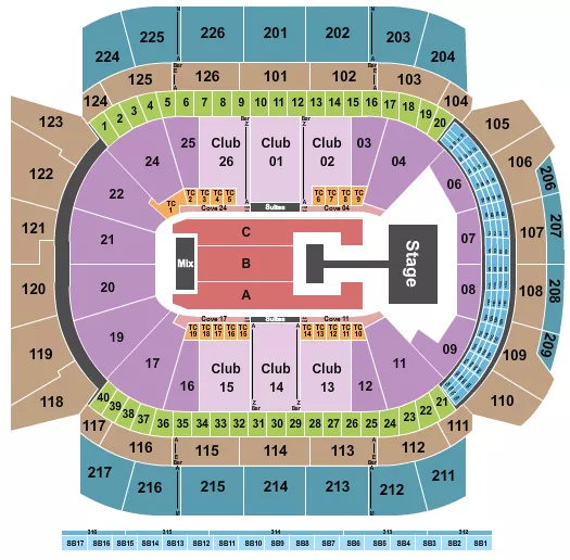 BABYMONSTER Seating Map Seating Chart