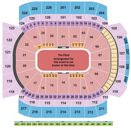 GENERIC FLOOR 2 Seating Map Seating Chart