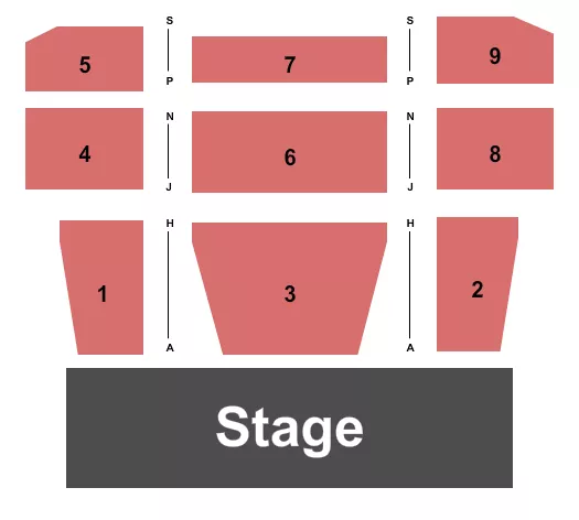ENDSTAGE 2 Seating Map Seating Chart