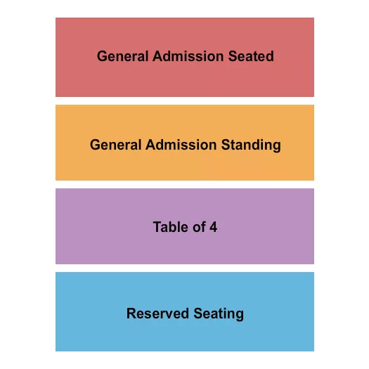 GA RESERVED TABLES Seating Map Seating Chart