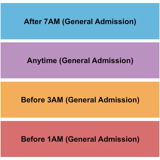MULTIPLE GA 2 Seating Map Seating Chart