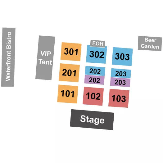 FESTIVAL Seating Map Seating Chart