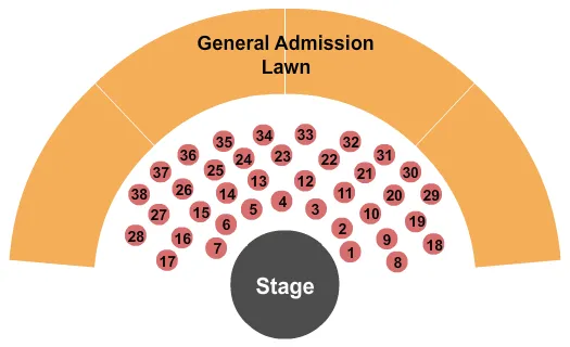 ENDSTAGE TABLES Seating Map Seating Chart