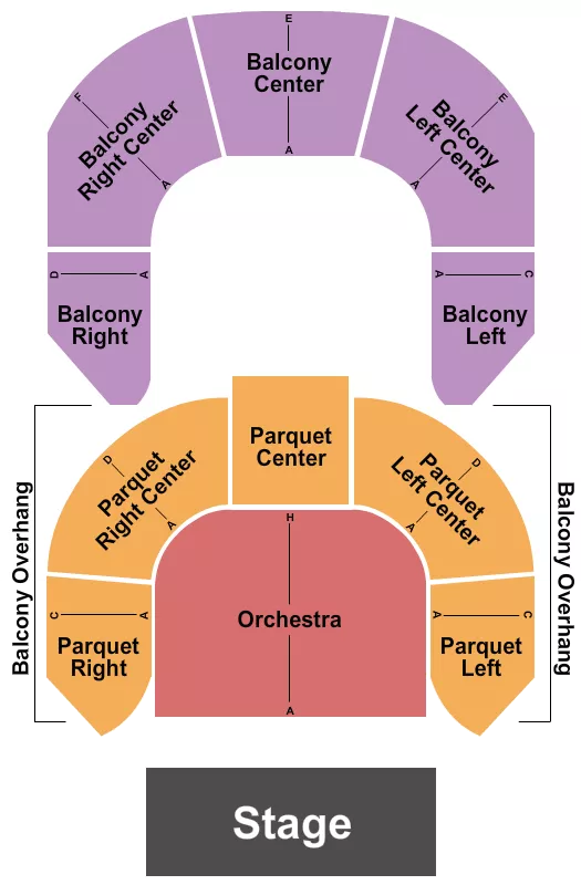 ENDSTAGE RSV Seating Map Seating Chart
