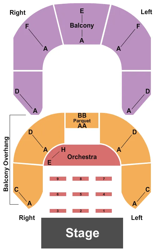 JERRY LEE Seating Map Seating Chart
