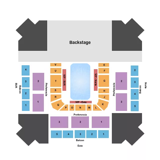 DISNEY ON ICE Seating Map Seating Chart