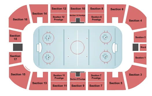 HOCKEY Seating Map Seating Chart