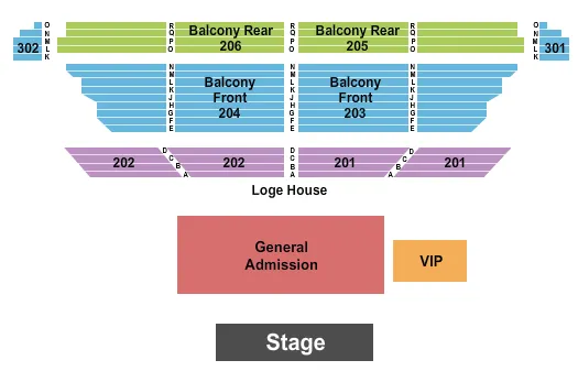 GAFLOOR RESERVED Seating Map Seating Chart
