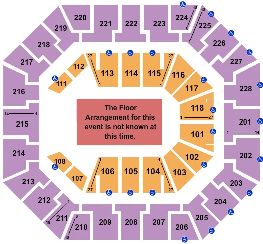 GENERIC FLOOR Seating Map Seating Chart