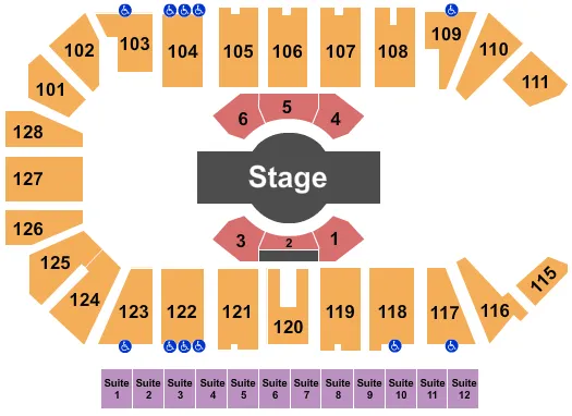 CIQUE CORTEO Seating Map Seating Chart