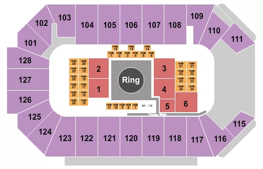 MMA 2 Seating Map Seating Chart