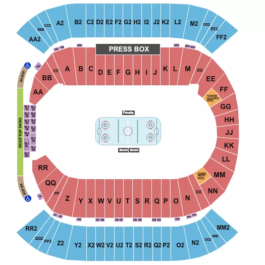 COMMONWEALTH STADIUM EDMONTON HOCKEY Seating Map Seating Chart