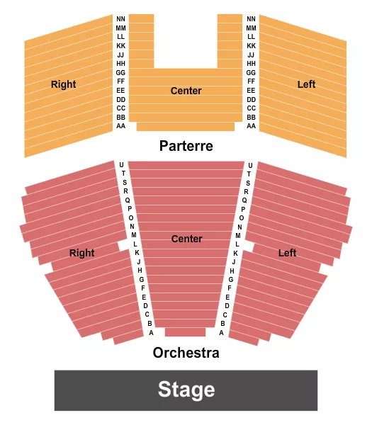 ENDSTAGE Seating Map Seating Chart