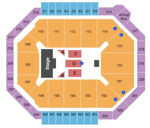 SESAME STREET Seating Map Seating Chart