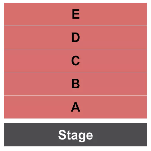 ZONE A E Seating Map Seating Chart