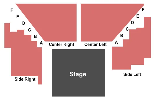 END STAGE Seating Map Seating Chart