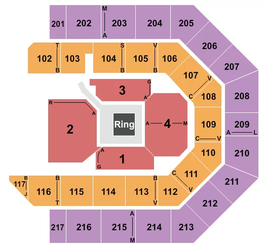 SUMO Seating Map Seating Chart
