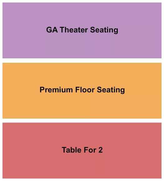 CRESCENT THEATER MOBILE GA TABLE PREMIUM Seating Map Seating Chart