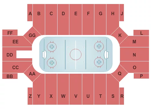 HOCKEY Seating Map Seating Chart