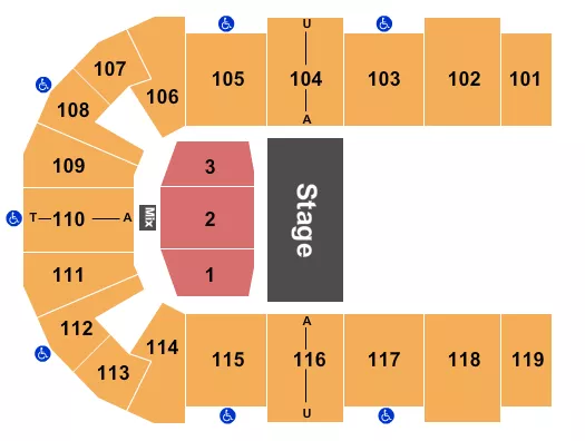 HALF HOUSE 4 Seating Map Seating Chart