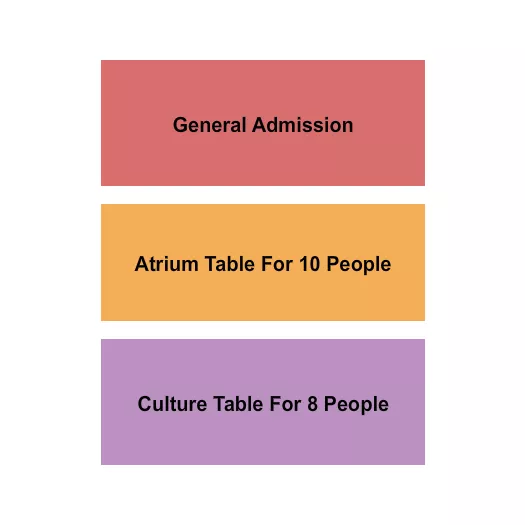 GA TABLES Seating Map Seating Chart