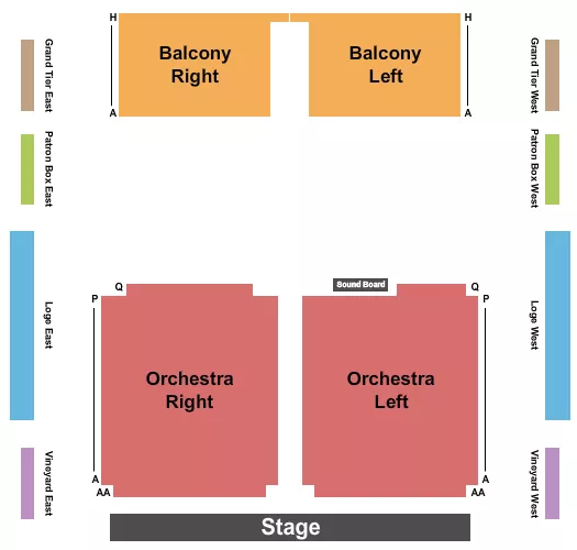 END STAGE 2 Seating Map Seating Chart