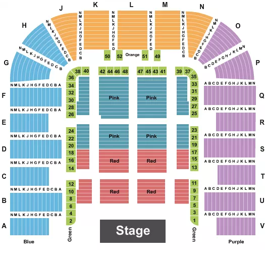 OPENING CEREMONY Seating Map Seating Chart