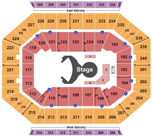 CIRQUE OVO Seating Map Seating Chart