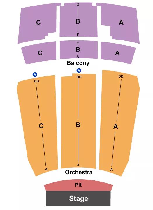 ENDSTAGE2 Seating Map Seating Chart