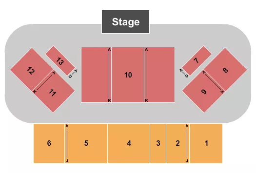 ENDSTAGE 2 Seating Map Seating Chart