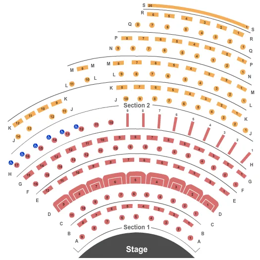 ENDSTAGE Seating Map Seating Chart