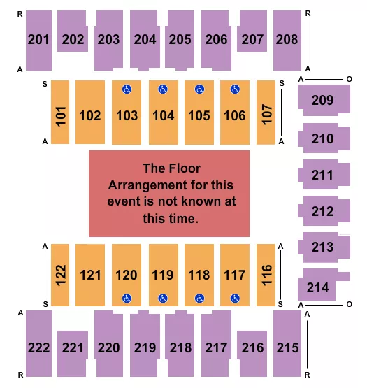 GENERIC FLOOR Seating Map Seating Chart