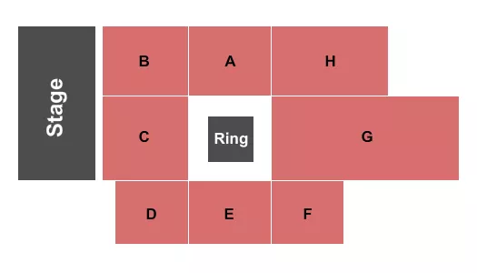 DEADWOOD MOUNTAIN GRAND HOTEL CASINO BOXING Seating Map Seating Chart