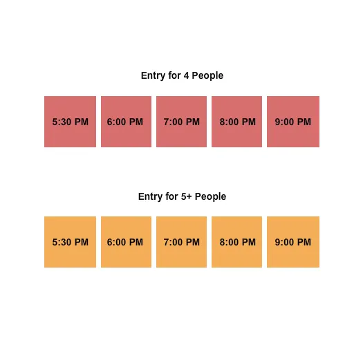 HOLIDAYS IN YOUR CAR Seating Map Seating Chart